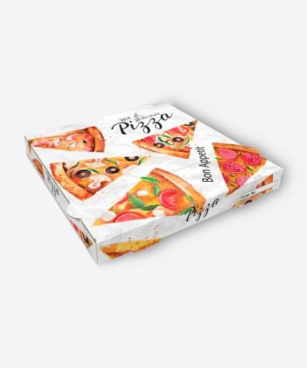 caja pizza con diseño