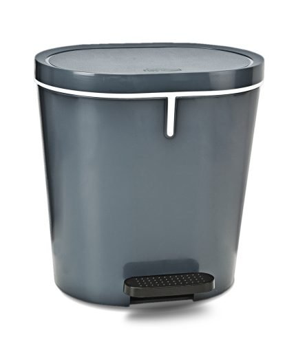cubo pedal 8 litros antracita
