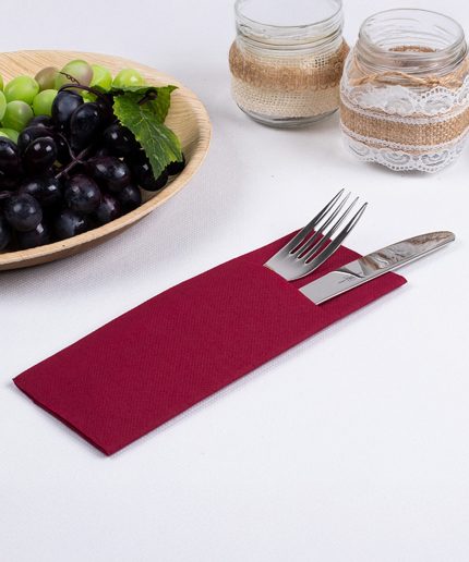 servilleta mini Kanguro burdeo 32x40cm