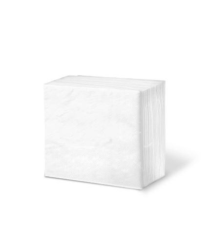 servilleta blanca 1 capa de 33x33